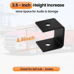 For 2014-2018 Chevy Silverado GMC Sierra Crew Cab Rear Seat Lift Kit 2.5″ inch