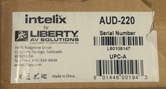 Intelix AUD-220 Two Input Audio Amplifier, 20Hz-20kHz, 2x20W Output New
