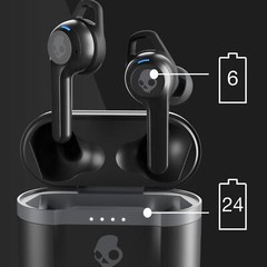 Skullcandy Indy Evo In-Ear Wireless Earbuds, 30 Hr Battery, Microphone, Works