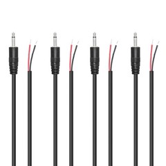 Durable 3.5mm Male Plug to Bare Wire Stereo Cable – 1M Length for Audio Devices