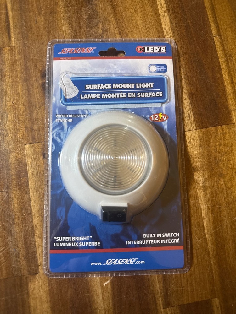 New in box -Light Surface Mount Super Bright Interior LED-SeaSense 50023850 NIB