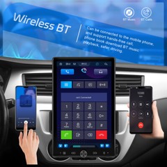 Wireless Apple CarPlay 10.4″ Single 1DIN Car Stereo Rotatable Touch Screen Radio