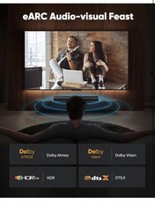 HDMI 2.1 Cable HDMI 8K@60hz 4K@120Hz 144Hz 240Hz Certified 48Gbps eARC ARC 3.3ft