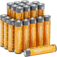 Amazon Basics AAA Alkaline High-Performance Batteries, 1.5 Volt, 10-Year Shelf L
