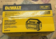 DeWALT DCR010 12V/20V MAX Jobsite Bluetooth Speaker Corded or Cordless
