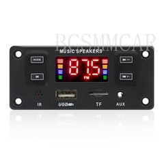 Car Bluetooth Decoder Board Stereo MP3 Music Player FM Speaker AUX USB Module