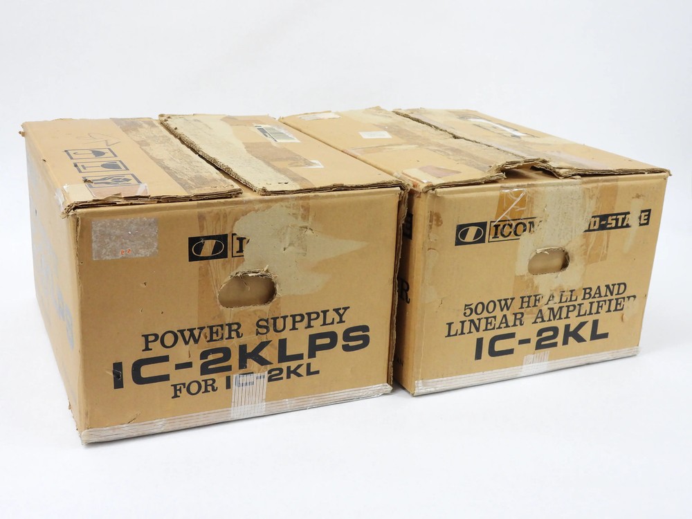 Icom IC-2KL Solid-State Ham Radio Amplifier + Boxes + Manuals (excellent)