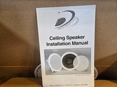 2 Dayton Audio 6-1/2″ 2-Way Enclosed Ceiling Speakers New in Box