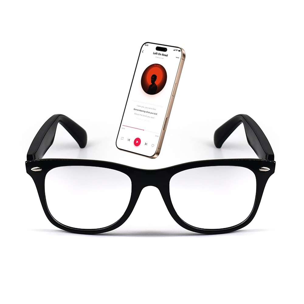 Smart Glasses, Bluetooth Audio Glasses for Women Men, Open Ear Sound with Mic…