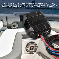 DS18 BTC-FIVE Universal Wireless Bluetooth 5.3 Audio Receiver, Water Resistant
