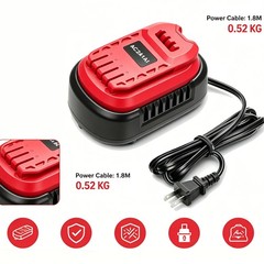 500W AC to DC Converter 110V to 20V Wired Plug for Craftsman 20V Cordless Tools