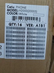 CETIS Aegis H2000 Single Line White hotel/ hospital Telephone Port 20005 NEW