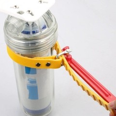 Oil Filter Wrench, Adjustable Strap and Steel Handle Removal Hand Too Size: 12
