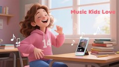 80GB Kids MP3 Player with Parental Controls, WiFi, Bluetooth, 4″ Touchscreen, Su