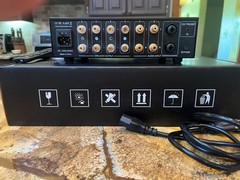 Douk Audio G7 2/4-Channel Digital Amplifier Speaker Selector w/ VU Meter