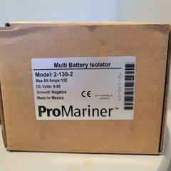 ProMariner Multi Battery Isolator, 130A, Model 2-130-2