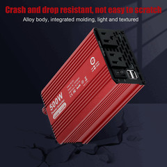 Car Vehicle Power Inverter 1000W Peak DC 12V to AC 110V 120V Converter 2 AC USB