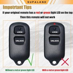 Key Fob Keyless Entry Fits for Toyota Highlander Tundra RAV4 Tacoma Scion XA
