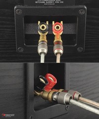 FanLock Excel Series 24k Gold Plated Spade Connector Banana Plug 10 AWG 18 A…