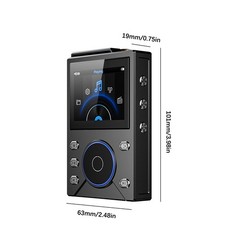 Pocket-Sized Hi-Fi 50-Hour Lossless Sound 32 GB TF Card Expansion Music Player
