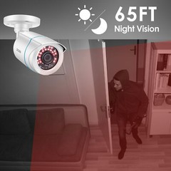 ZOSI 2MP Security Camera 4in1 Bullet Surveillance CCTV Outdoor Night Vision Cam