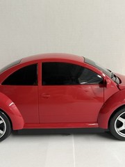 Sharper Image VW Beetle CD Player Radio Tested Working Alarm Clock Red Car GT113