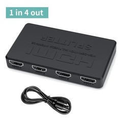HDMI Splitter 1 In 4 Out 4K UHD 1080P 1×4 Amplifier Repeater New 3D HD