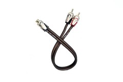 KnuKonceptz Klarity RCA Cable Y Adapter 1 Female to 2 Male RCA Splitter Pair (2)