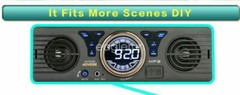 SD Car Radio Stereo MP3 Player Speaker In-Dash 12V 1 Din Bluetooth FM AUX USB TF