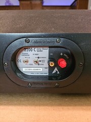 Atlantic Technology 2200 C Center Channel Speaker Awesome Sound! LOOK!