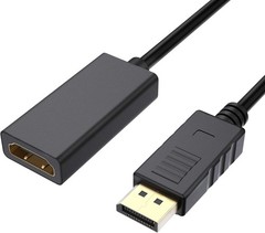 DP Displayport Male to HDMI Female Cable Converter Adapter for PC Laptop Desktop