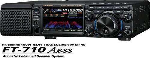 FT-710 AESS 100W HF 50 All-mode Transceiver Color Black With Accessories