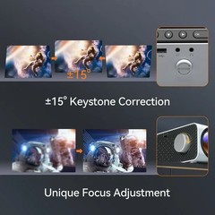 4K Portable Projector 1080P FHD 5G WiFi Bluetooth LCD Video Mini Home Theater