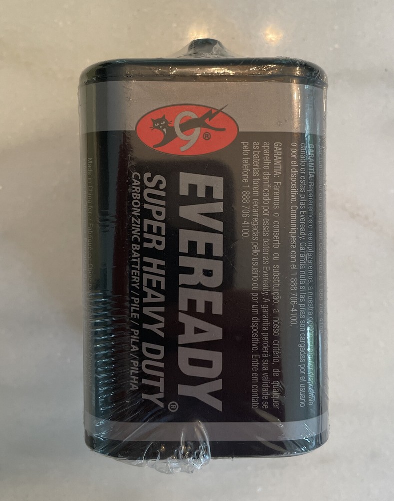 EVEREADY 1209 6V Super Heavy Duty Lantern Battery