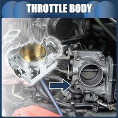 Vehicle Throttle Body Assembly, 70mm Throttle Body Actuator for Car Aluminum