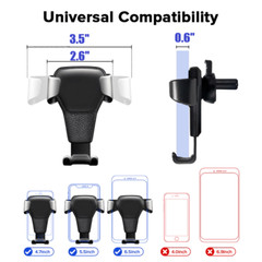 Mobile Cell Phone Holder for Car Stand Mount Suction GPS iPhone 7 Plus X Samsung