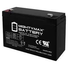 Mighty Max 6V 12AH F2 SLA Replacement Battery for Toy Car Play Mobile Scooter
