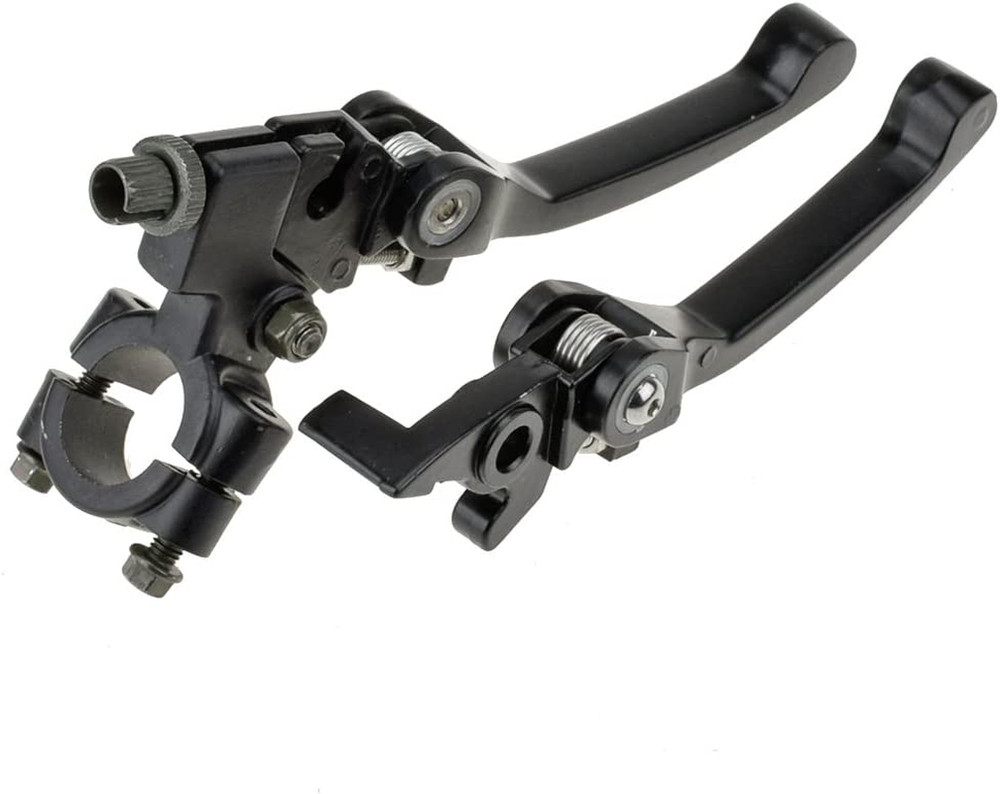 Black Chrome Clutch Brake Lever for 22Mm 7/8 Inch Handlebar 110Cc 125Cc 140Cc TT