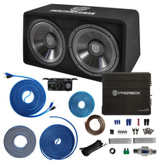 PR-122M Complete 1500W Dual 12″ Car Subwoofer