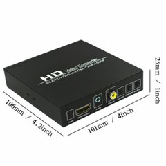 Scart HDMI to HDMI 720P 1080P HD Video Converter Monitor Box for HDTV DVD STB
