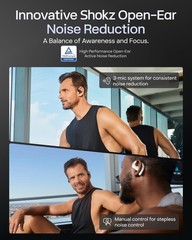 OpenFit Pro Open-Ear True Wireless Earbuds with Open-Ear Noise Reduction, Opt…