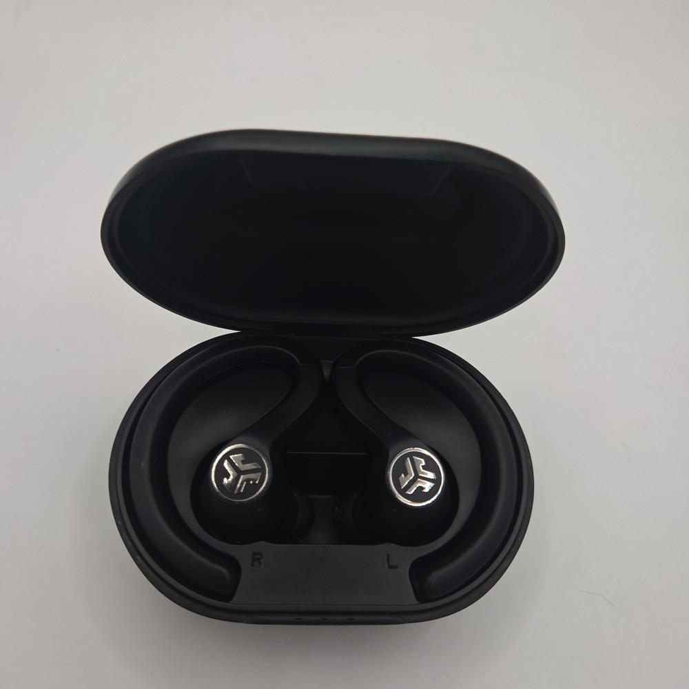 JLab JBuds Air Sport True Wireless Bluetooth Earbuds With Charging Case– Black