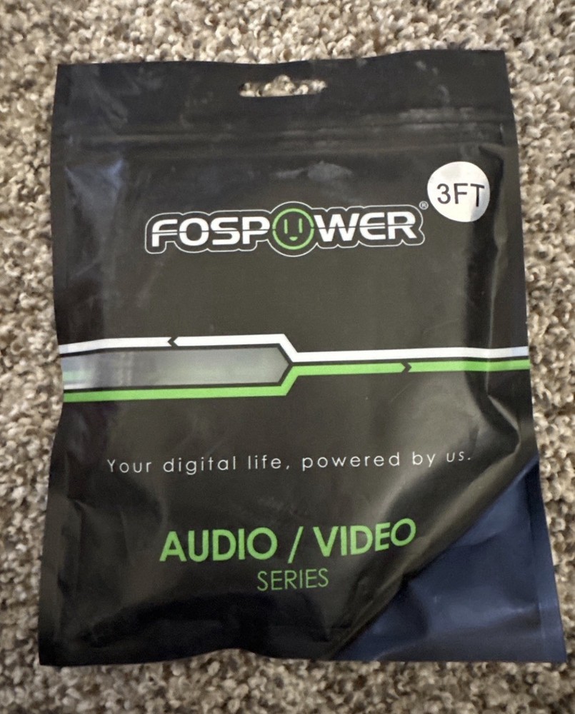 Fospower 3ft Audio/Video Series NEW
