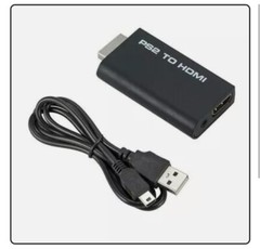 PS2 to HDMI Video Converter Adapter w 3.5mm Audio Output HDTV Monitor US SELLER