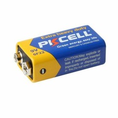 5Pcs 9V Block Batteries PP3 6F22 EN22 1604A 6AM6 9Volt Zinc-Carbon EXP.12-2025
