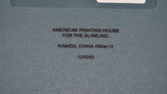 APH American Printing House for The Blind – Light Box -Gray w/ Adjustable Handle