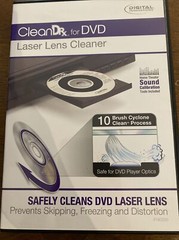 Digital Innovations – DvdDr Laser Lens Cleaner for DVD Players – Silver/Black