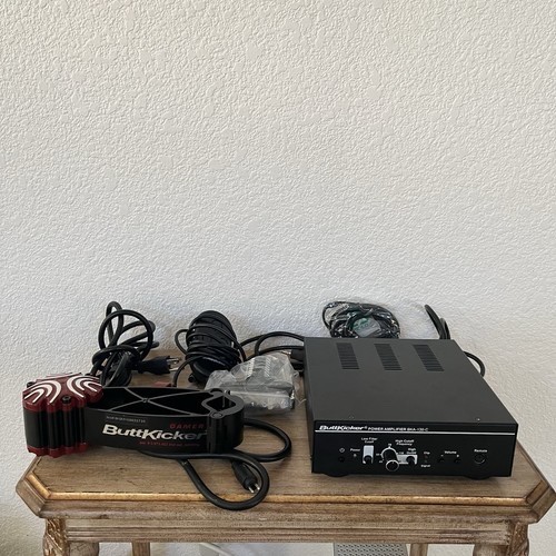 ButtKicker Gamer 2 Tactile Haptic Transducer with BKA-130-C Power Amplifier Kit