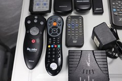 Mixed Electronics Lot Remotes Coverter Box Routers Alarm Clock Untested Read Des