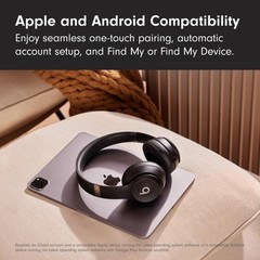 Beats Solo 4 Wireless On-Ear Headphones Matte Black Excellent Condition